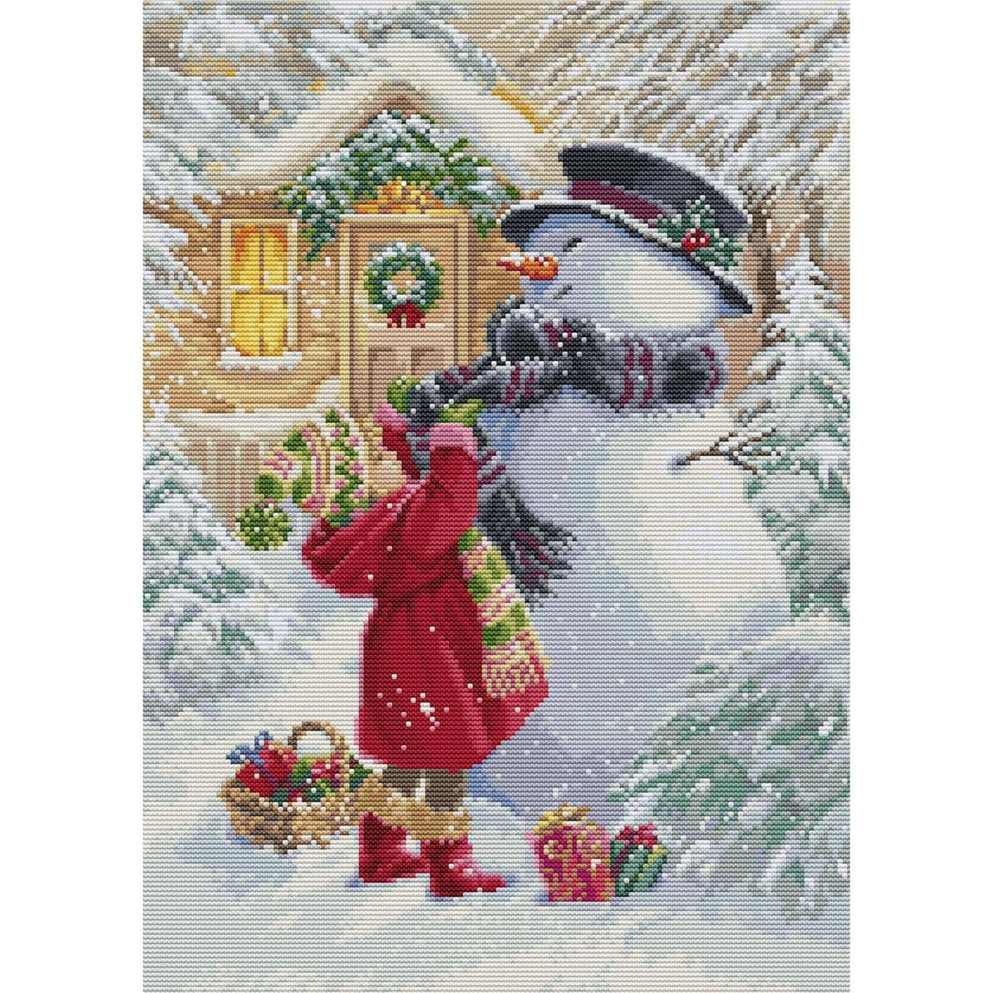 Luca-S The Girl With G Counted Cross-Stitch Kit